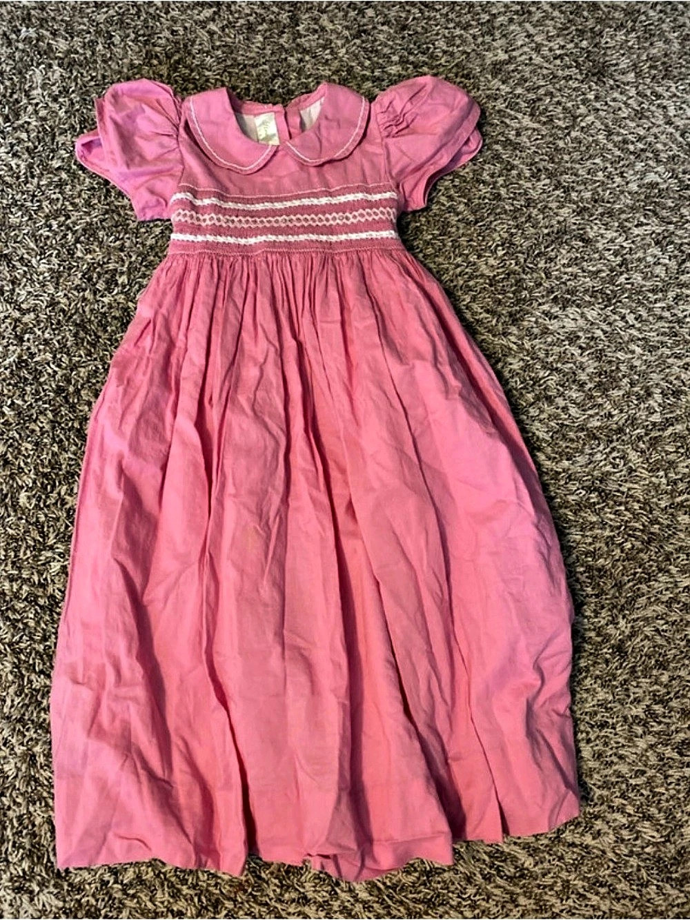 Strasburg size 6 girls smocked dress